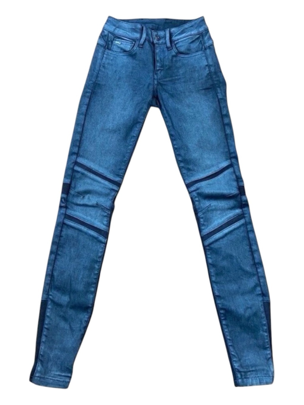 G-STAR Raw jeans Motac Deconstructed 3D mid waist skinny dark grey 24 coated den